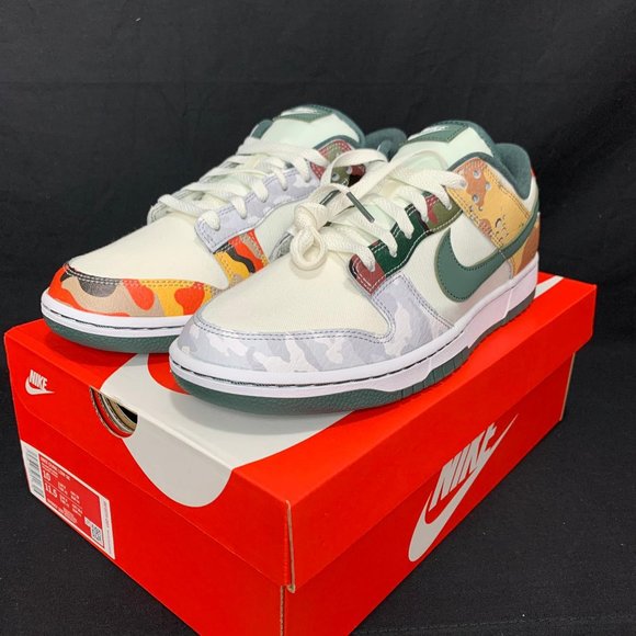 Nike Dunk Low Multi-Camo Men's Size:10/Women's11.5 - Picture 2 of 9